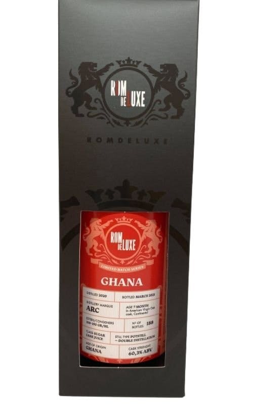 Rom De Luxe Ghana 2020 0,7l 60,3% GB L.E. / Rok lahvování 2021
